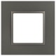 Рамка для розеток и выключателей Elegance 14-5011-16 Classic, на 1 пост, титан  Б0065823  ЭРА