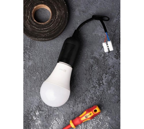 Патрон Е27 подвесной с клеммной колодкой пластик черный EKF PROximaLHP-E27-bEKF