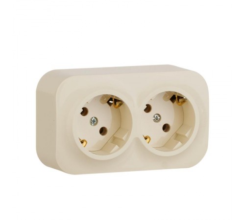 Quteo Слоновая кость Розетка 2-я з/к  782263  Legrand