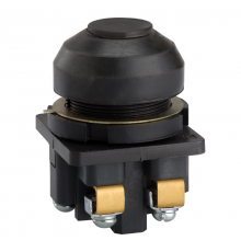 Выключатель кнопочный КЕ 081-У2-исп.1 ( черный)  222861  КЭАЗ