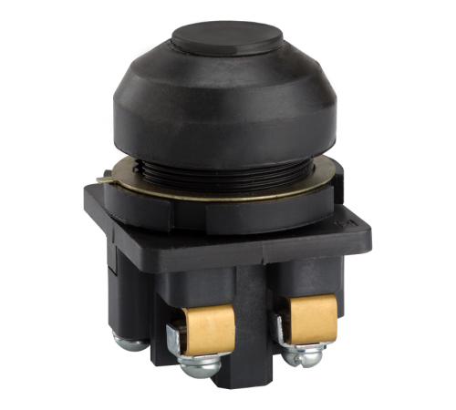 Выключатель кнопочный КЕ 081-У2-исп.2 ( черный)  222863  КЭАЗ