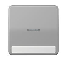 Клавиша с окошком для выключателя с подсветкой и полем для надписи; серая  CD590NAKO5GR  Jung