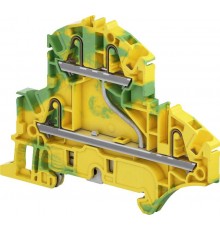 Клемма втычная ZK2,5-D1-PE - Земля - желто-зеленая, 2,5 мм?, 4 зажима  1SNK705250R0000  TE