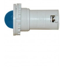 СКЛ-11-С-2-220, синяя, 220В AC/DC, d=27, сила света 20 мКд, светодиодная коммутаторная лампа  (ЭТ)  ET521702  Электротехник