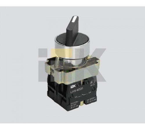 Переключатель LAY5-BJ33 3 положения "I-0-II" длин ручка   BSW70-BJ-3-K02  IEK