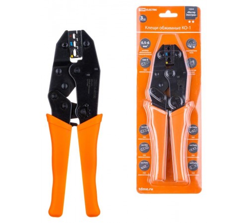 Клещи обжимные КО-1 1,5-6мм   SQ1001-0001  TDM