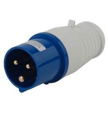 Вилка переносная 013 2Р+РЕ 16А 220В IP44  Б0032849  ЭРА