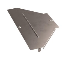 Крышка переходника симметричного Стандарт INOX (AISI 409) 500х200  PR16.6111  Промрукав