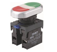 Двойная кнопка NP8-11S 1НО+1НЗ IP65 (R)  667178  CHINT