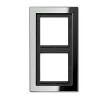 Рамка 2-кратная; полированный хром  GCRD2982  Jung