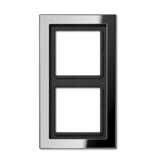 Рамка 2-кратная; полированный хром  GCRD2982  Jung