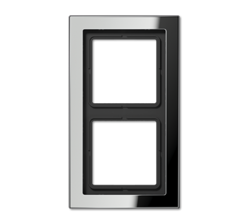 Рамка 2-кратная; полированный хром  GCRD2982  Jung