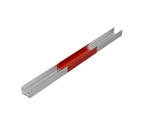 Лоток неперф. 100х150х1,2 L2000 мм "Быстрый монтаж ПЛЮС" HD  LNplus100-150-1.2-2000 HD  КМ-Профиль