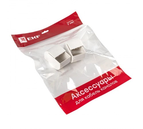 Заглушка (40х40) (4 шт) Plast EKF PROxima Белый    ecw-40-40x4   EKF 