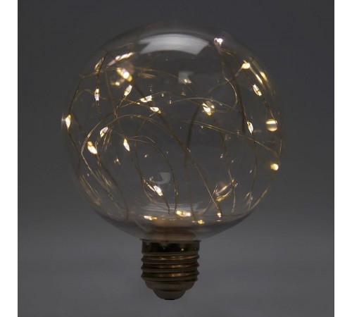 Лампа светодиодная, (3W) 230V E27 2700K G95, LB-382  41677  FERON