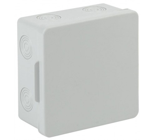 Коробка распределительная о/у 100х100х50мм без гермовводов 8 вх. IP54 KOR-100-100-50-8  Б0037440  ЭРА