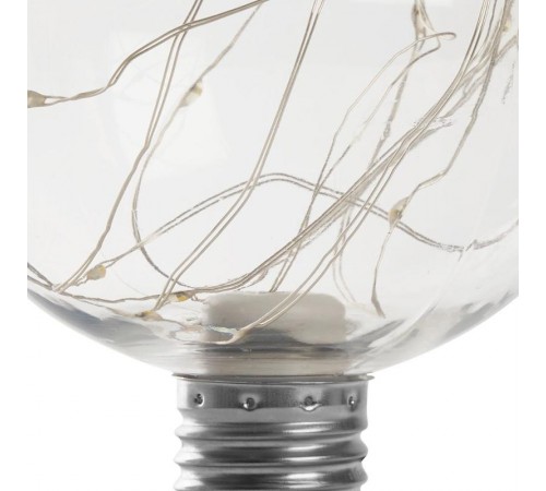 Лампа светодиодная, (3W) 230V E27 RGB G95, LB-382  41678  FERON