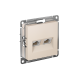 AtlasDesign Бежевый Розетка 2-ая компьютерная RJ45+RJ45, кат.5E, механизм  ATN000285  SE