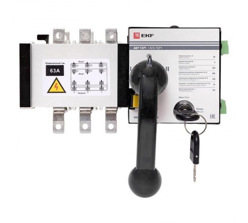 Устройство АВР ТСP1 63A 3р 230В EKF PROxima  ats-tsr1-63A-3p-pro  EKF