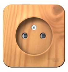 Blanca Ясень О/У с изолирующей пластиной Ясень Розетка без заземления со шторками 16А, 250В  BLNRA001115  SE