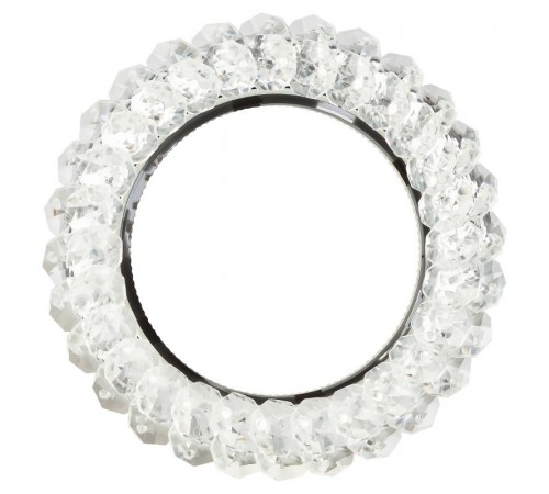 Светильник точечный встраиваемый под лампу DK84 13Вт GX53 хром/прозрачный  Б0020573  ЭРА