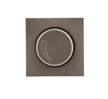 Валенсия лицевая панель светорегулятора 600W 220В графит EKF PROxima   ESD06-L-101-60   EKF