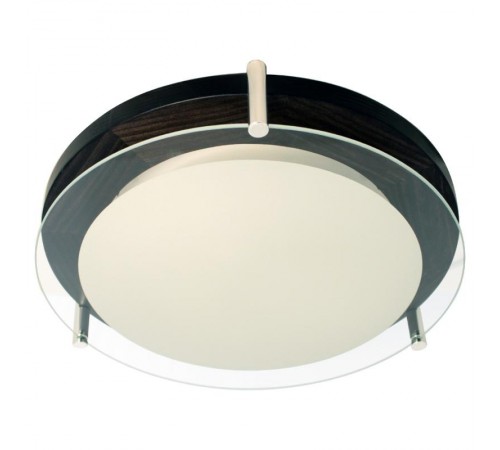 Светильник "Полесье" 300 НПБ 09-2х40-002 М95 белый /корпус венге /держатель хром  1005205892  Элетех