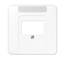 Крышка для ТАЕ розетки с полем для надписи; белая  CD569TNAWW  Jung