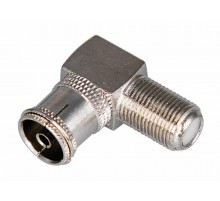 Переход гнездо F-гнездо TV угловой  05-4312  REXANT