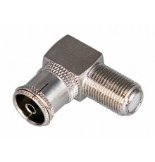 Переход гнездо F-гнездо TV угловой  05-4312  REXANT