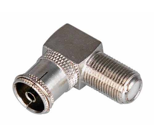 Переход гнездо F-гнездо TV угловой  05-4312  REXANT