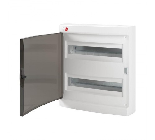 Щиток настенный с дверцей 36 мод.,IP41, белый, с клеммным блоком 63А  RB36W4TWD  DKC