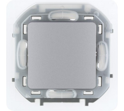 Inspiria Алюминий Переключатель проходной 1-клавишный С/У без рамки IP44  673672  Legrand