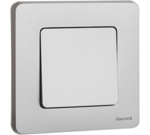 Inspiria Алюминий Переключатель проходной 1-клавишный С/У без рамки IP44  673672  Legrand