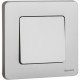 Inspiria Алюминий Переключатель проходной 1-клавишный С/У без рамки IP44  673672  Legrand