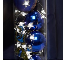Гирлянда линейная Звездочки USB 50LED 5000K, IP 20, 4,5м, CL572  41648  FERON