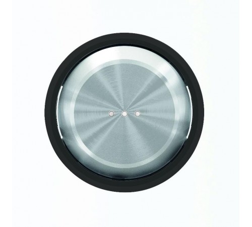 Клавиша для 1-клавишных выключателей/переключателей/кнопок с линзой подсветки, серия SKY Moon, кольцо чёрное стекло2CLA860130A1501 ABB