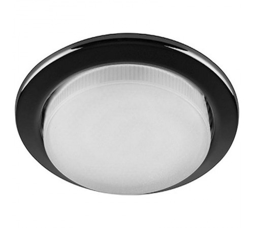 Светильник потолочный встраиваемый под лампу GX53 DL53 15W 230V GX53, без лампы, черный хром  28947  FERON