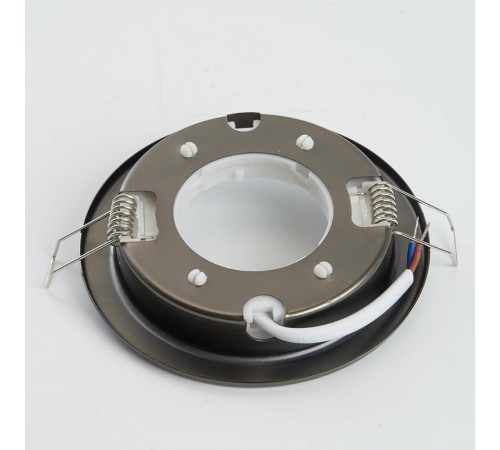 Светильник потолочный встраиваемый под лампу GX53 DL53 15W 230V GX53, без лампы, черный хром  28947  FERON