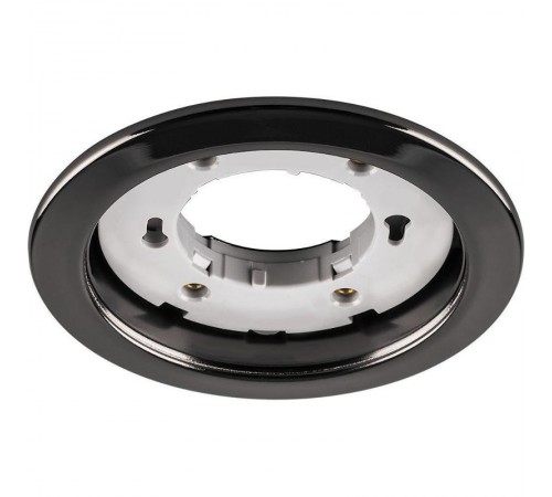 Светильник потолочный встраиваемый под лампу GX53 DL53 15W 230V GX53, без лампы, черный хром  28947  FERON