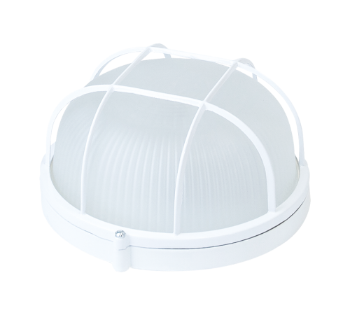 Светильник для ЖКХ НБП IP54 255*240*115 круг с решеткой под лампу Е27 max 100W, 1/8  926602111  Gauss