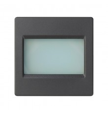 Simon 82 Накладка с полупрозрачным рассеивателем для системы "ждите-входите", S82, S82N, 82 Detail, графит  82096-38  Simon