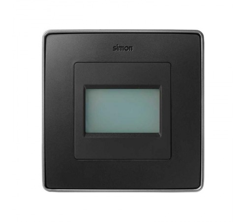 Simon 82 Накладка с полупрозрачным рассеивателем для системы "ждите-входите", S82, S82N, 82 Detail, графит  82096-38  Simon