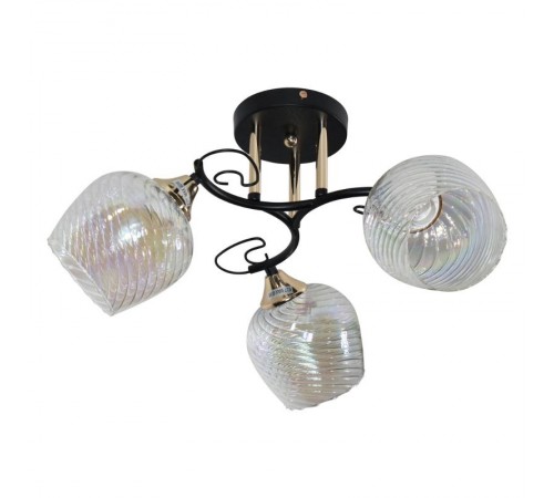 Светильник 11295-9/3 черн.зол (Плафон 8310) НПБ 01-3х60-214 Е27  1005404881  Элетех