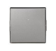 Клавиша для выключателя с подсветкой IK07 серого цвета S27 Scudo  2705011-063  Simon