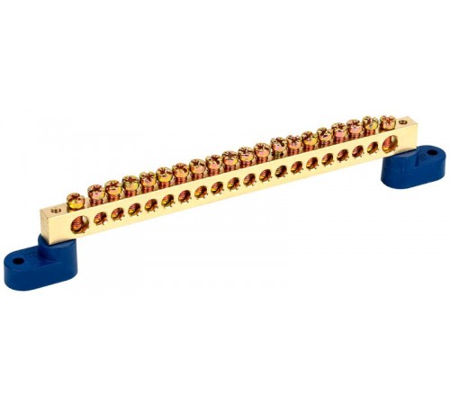 Шина N ноль на 2-угловых изоляторах ШНИ-8х12-20-У2-С  YNN10-812-20C2-K07  IEK