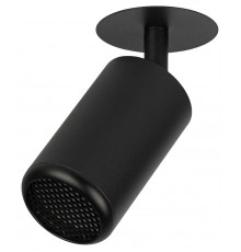 Встраиваемый светильник алюминиевый  KL106 BK MR16 GU5.3 черный матовый   Б0061623  ЭРА