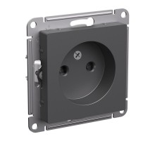 AtlasDesign Базальт Розетка без заземления со шторками, 16А, механизм  ATN001449  SE