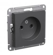 AtlasDesign Базальт Розетка без заземления со шторками, 16А, механизм  ATN001449  SE