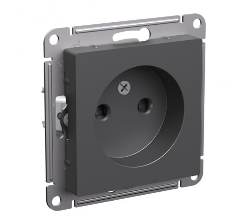 AtlasDesign Базальт Розетка без заземления со шторками, 16А, механизм  ATN001449  SE
